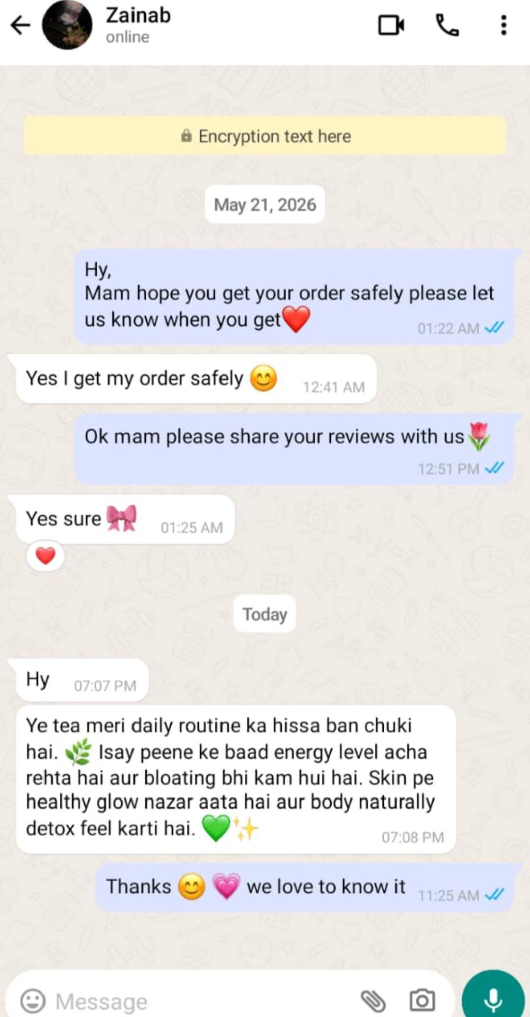 Customer review image