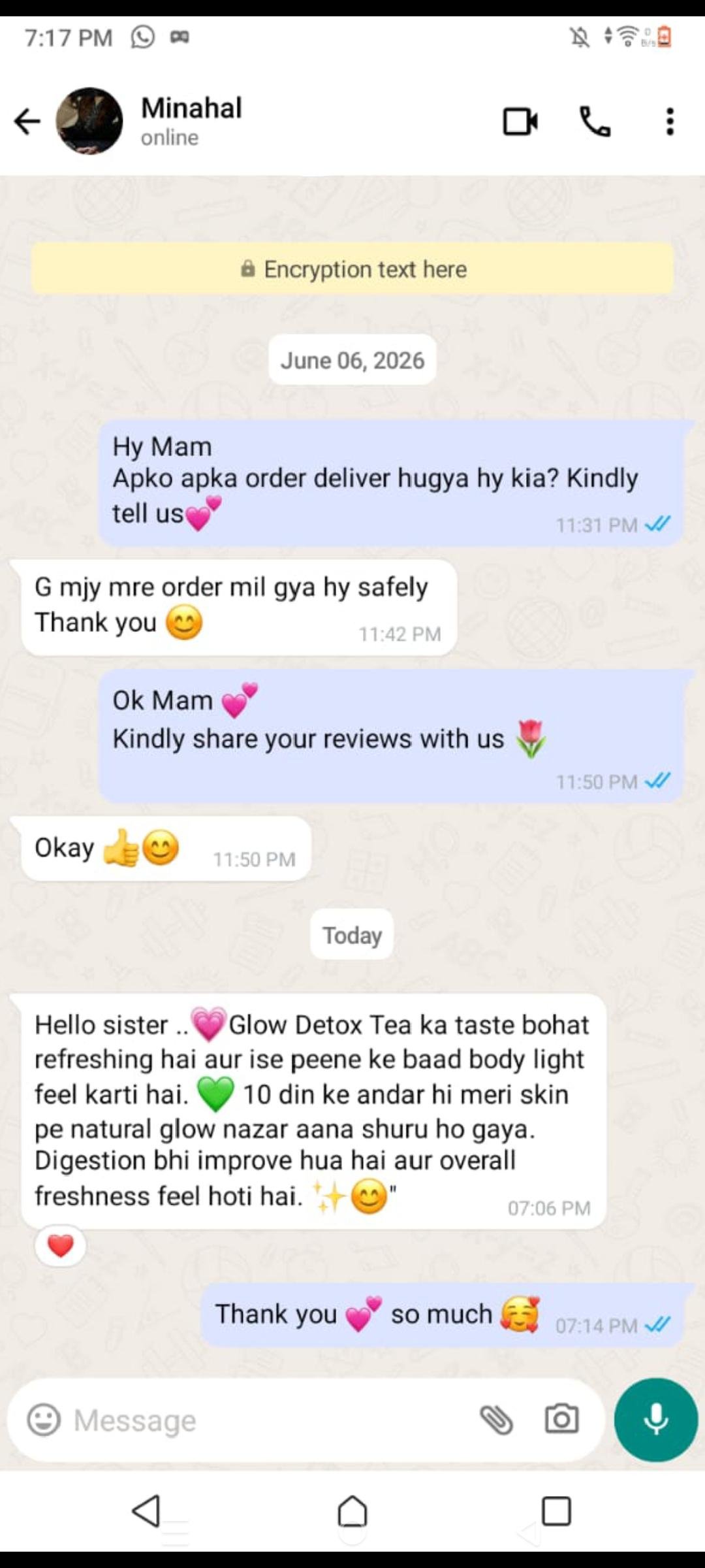 Customer review image