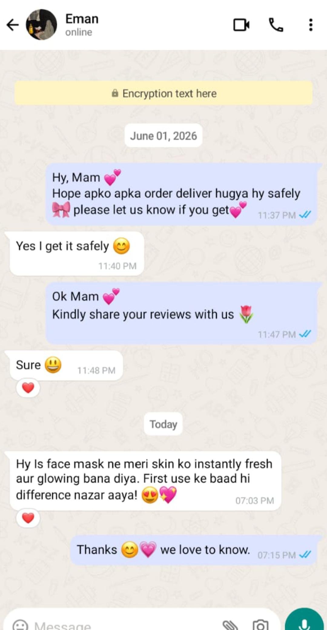 Customer review image