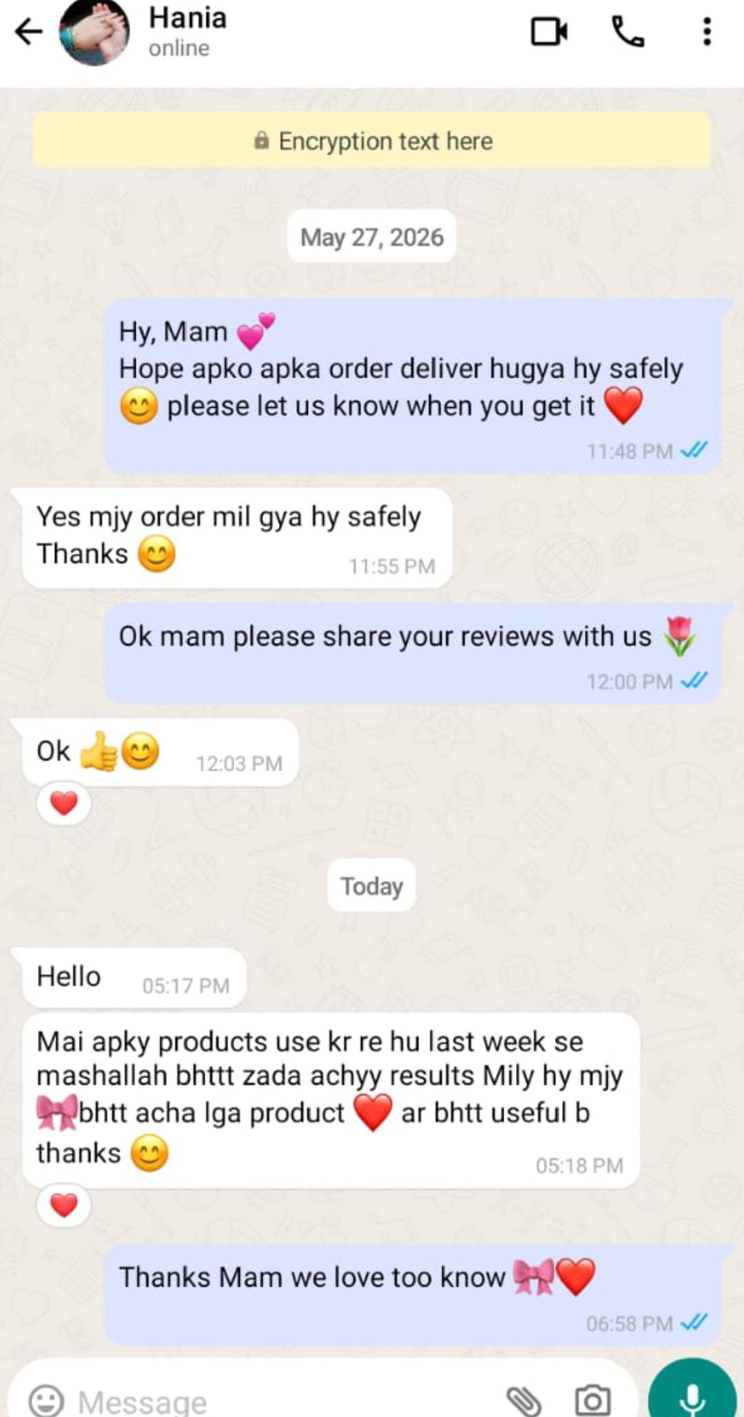 Customer review image