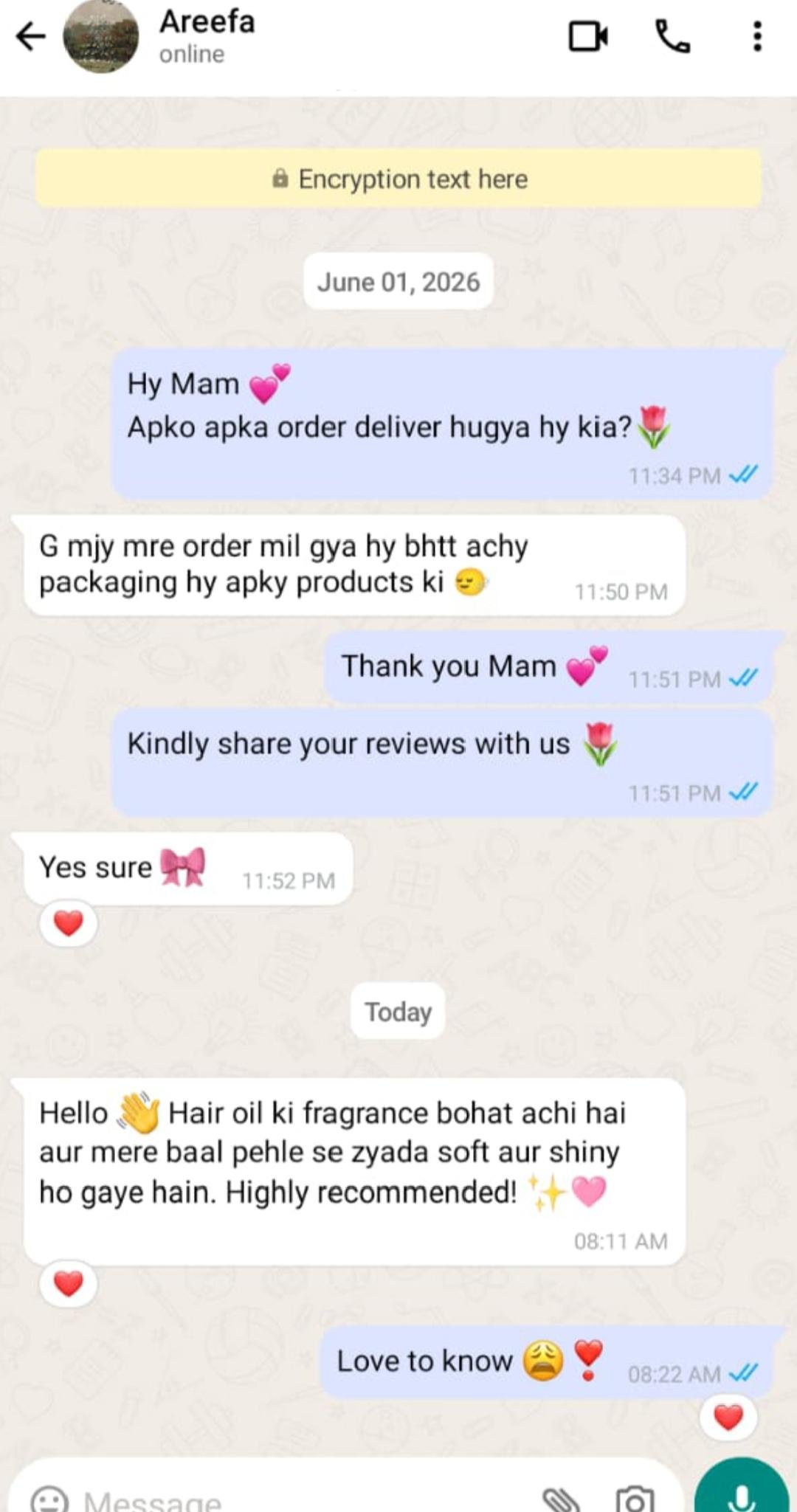 Customer review image