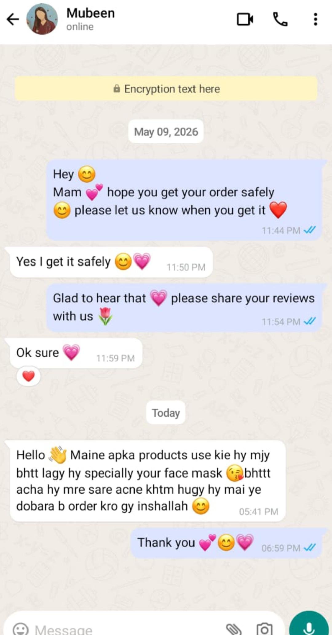 Customer review image